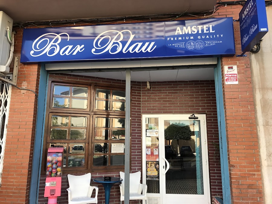 Bar blau